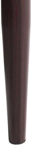 Pracovní stůl RATANA 130 cm x 50 cm Tmavě hnědá