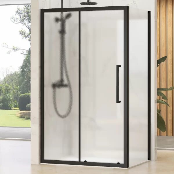 TERA Black COMBI 105x70 Grape Sprchová zástěna obdélníková