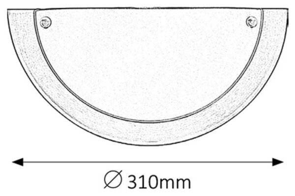 Rabalux 5181 - Nástěnné svítidlo UFO E27/60W/230V