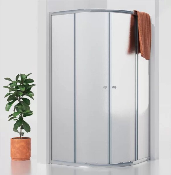 POINT 80x80 Grape Čtvrtkruhová sprchová zástěna