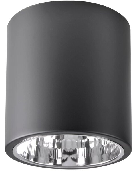 Bodové svítidlo JUPITER 1xE27/20W/230V pr. 16,5 cm černá