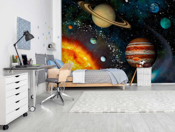 Fototapeta Planety ve sluneční soustavě, Designové fototapety na zeď, Populární fototapety, u57683 - Tapeko.co.cz