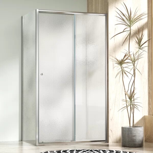 NICOL COMBI Chrom 90x70 grape Sprchový kout s posuvnými dveřmi