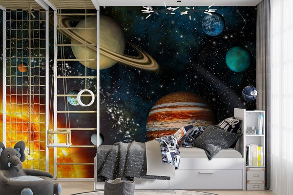 Fototapeta Planety ve sluneční soustavě, Designové fototapety na zeď, Populární fototapety, u57683 - Tapeko.co.cz
