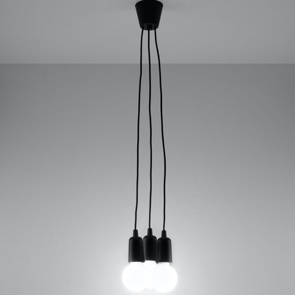 Sollux SL.0573 - Lustr na lanku DIEGO 3xE27/60W/230V