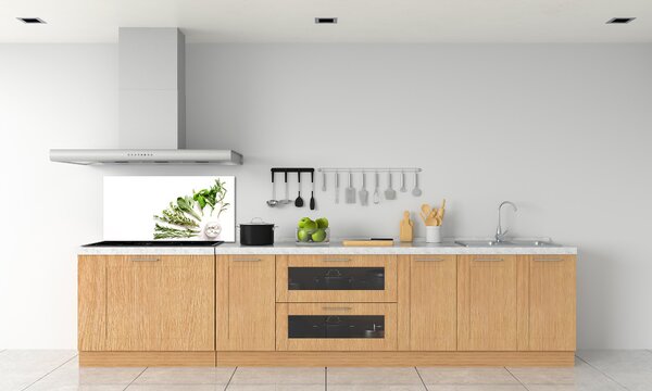 Skleněný panel do kuchyně Byliny pksh-125344831