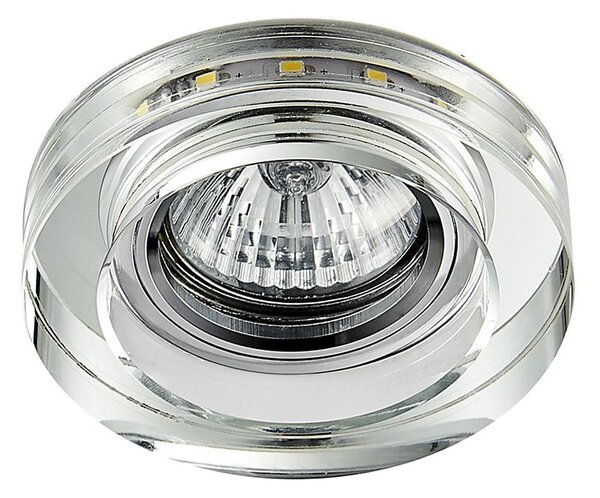 LED Podhledové svítidlo ELEGANT DOUBLE LIGHT GU10/50W+LED/3W kulatý