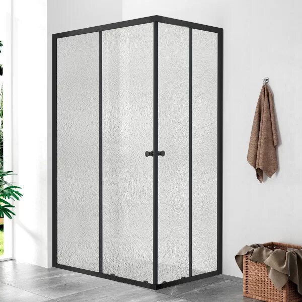 POINT BLACK 90x80 Grape Obdélníková sprchová zástěna