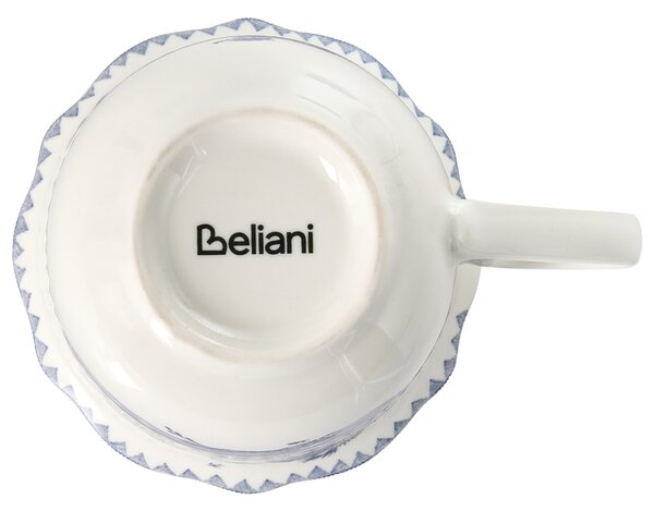Sada 20 kusů nádobí BAY LEAF Porcelán Bílá/Modrá
