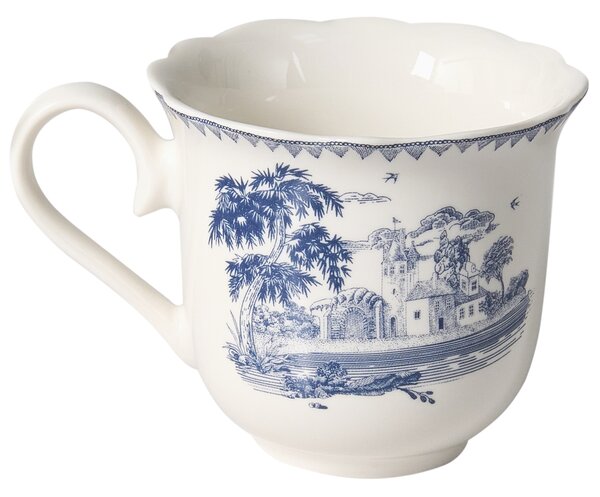 Sada 20 kusů nádobí BAY LEAF Porcelán Bílá/Modrá