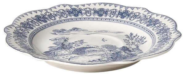 Sada 20 kusů nádobí BAY LEAF Porcelán Bílá/Modrá