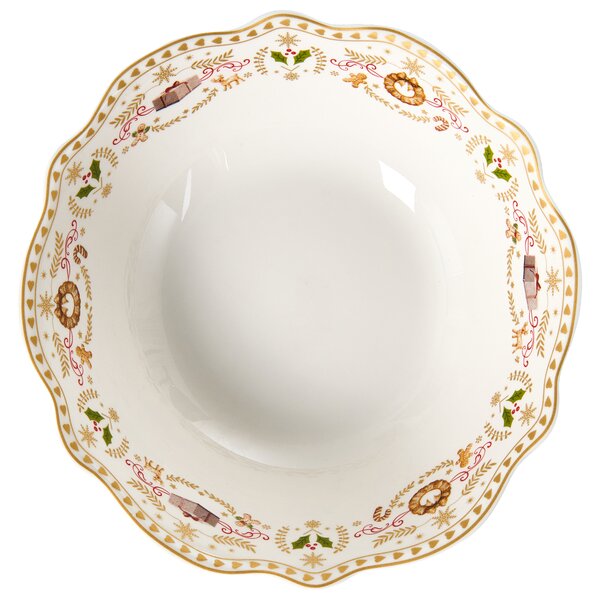 Sada 20 kusů nádobí CARDAMOM Porcelán Bílá