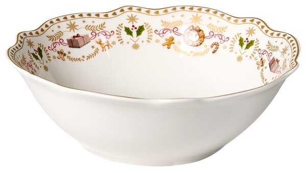 Sada 20 kusů nádobí CARDAMOM Porcelán Bílá