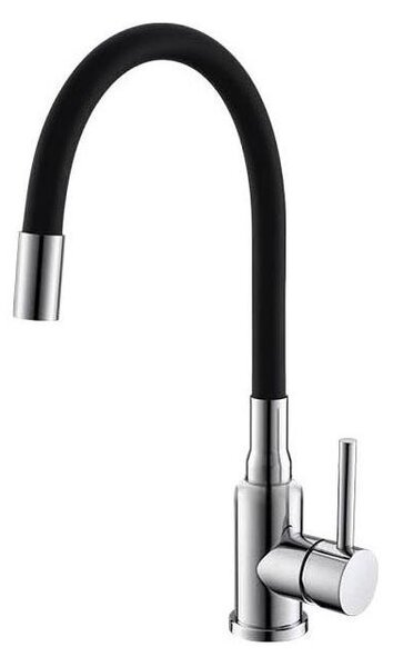 ALVEUS 1144427 - Dřezová baterie s flexibilním ramínkem MINTAS 34 cm chrom/černá