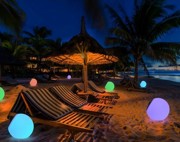 Top Light BALL RGB RC - LED RGB Stmívatelné solární svítidlo LED/1,2W/3,7V IP44