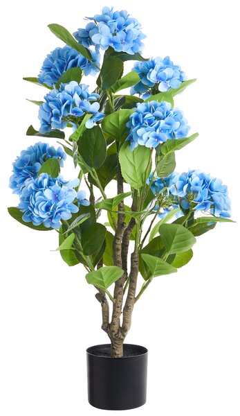 Umělá rostlina HORTENSIUM 90 cm Modrá
