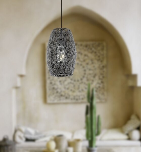 Eglo 43391 - Lustr na lanku RIYADH 1xE27/40W/230V