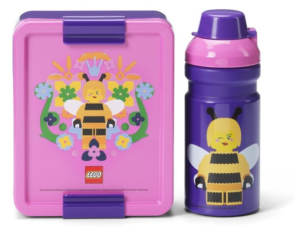 Dětský svačinový box s lahví Bee – LEGO®