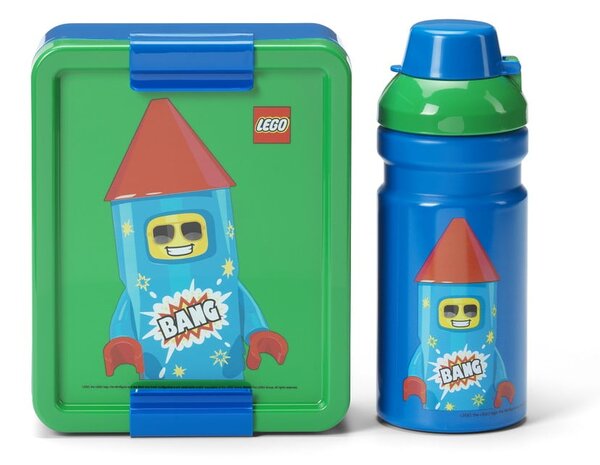 Dětský svačinový box s lahví Rocket – LEGO®