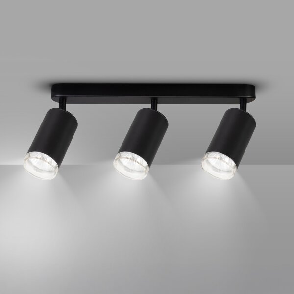 Brilagi - Koupelnové bodové svítidlo SELE 3xGU10/30W/230V IP44 černá