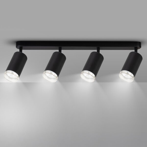 Brilagi - Koupelnové bodové svítidlo SELE 4xGU10/30W/230V IP44 černá