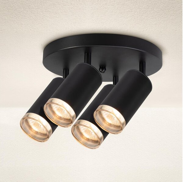 Brilagi - Koupelnové bodové svítidlo SELE AQUA 4xGU10/30W/230V IP44 černá