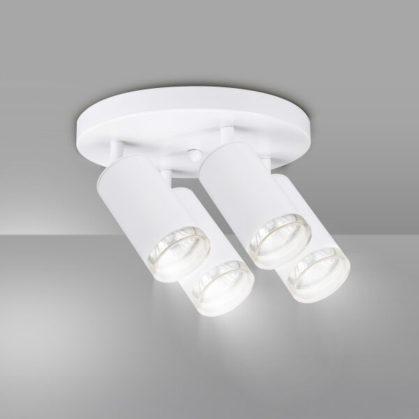 Brilagi - Koupelnové bodové svítidlo SELE AQUA 4xGU10/30W/230V IP44 bílá