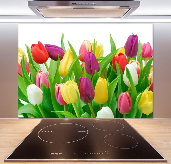 Panel do kuchyně Barevné tulipány pksh-12652067