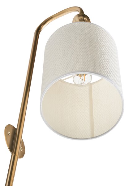 Nástěnná lampa LOKY Kov Mosazná