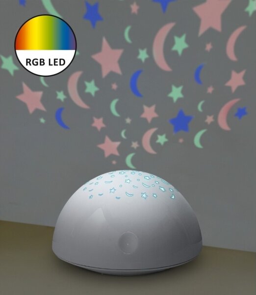 Rabalux 1470 - LED Noční světlo LINA RGB LED/0,5W/3xAA