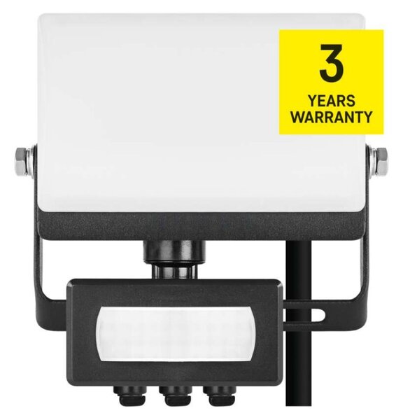 EMOS Lighting LED reflektor TAMBO EVO se senzorem pohybu, 10 W, 1000 lm, IP44, černý