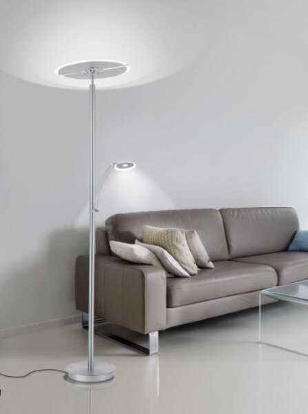 Paul Neuhaus 673-55- LED Stmívatelná stojací lampa ARTUR 2xLED/21W/230V+LED/6W