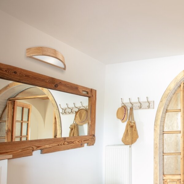 Nástěnné svítidlo OAK 1xE27/60W/230V dub
