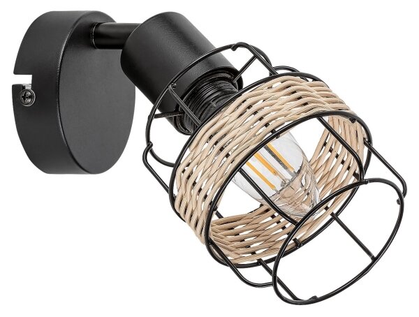 Rabalux 5281 - Nástěnné bodové svítidlo INDIANA 1xE14/25W/230V