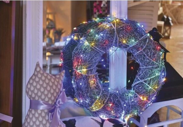 LED venkovní řetěz 150xLED/20m IP44 multicolor