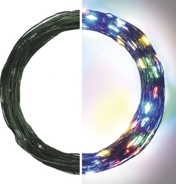 LED venkovní řetěz 150xLED/20m IP44 multicolor