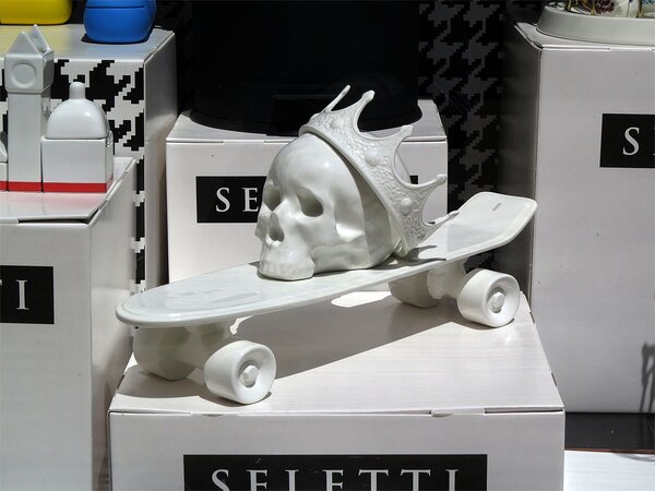 Seletti designová dekorace Memorabilia My Skull