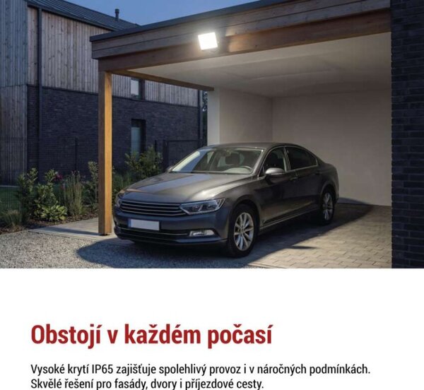 EMOS Lighting LED reflektor TAMBO EVO, 50 W, 5000 lm, IP65, černý