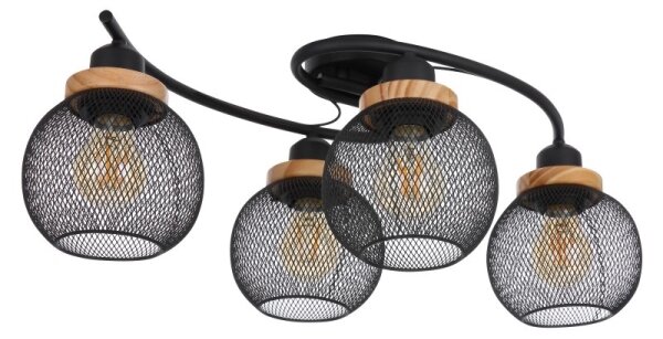 Globo 15663-4D - Přisazený lustr PABLO 4xE27/60W/230V