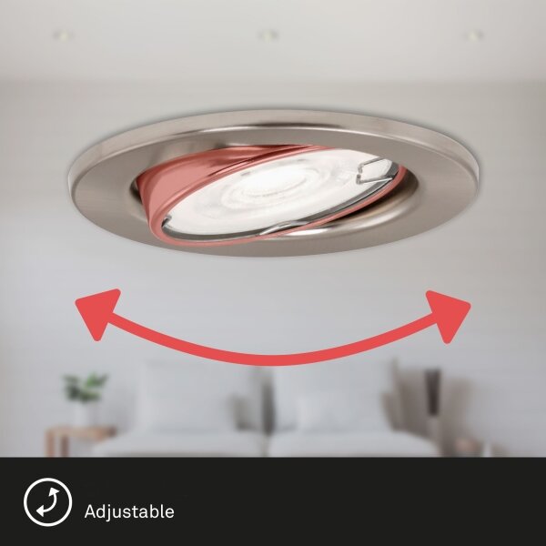 Briloner 7182-032-SADA 3xLED Stmívatelné koupelnové svítidlo 1xGU10/5W/230V IP23