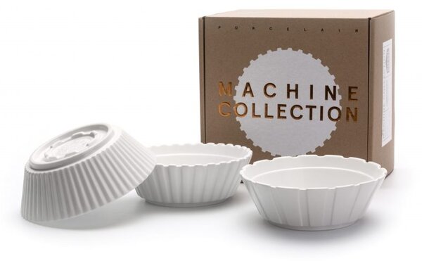Seletti designový set 3 misek Machine Collection