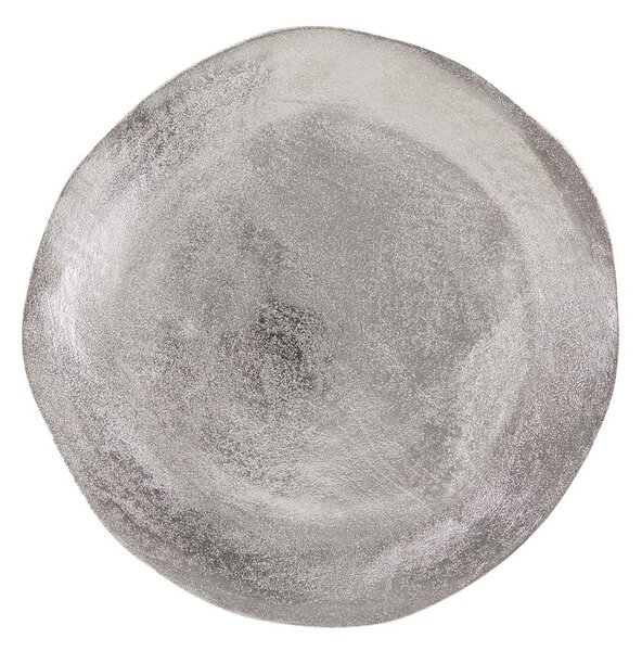 BANQUET Dekorační talíř 32 cm - stříbrná