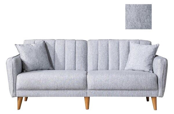 Hanah Home 3-místná pohovka Aqua 210 cm šedá