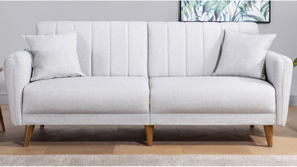 Hanah Home 3-místná pohovka Aqua 210 cm krémová