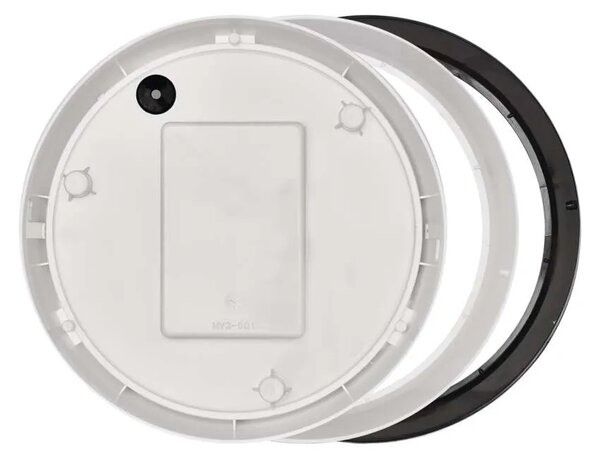 Emos lighting LED přisazené svítidlo ZURI, kruhové č/b 14W neutrální bílá, IP54 1539072141
