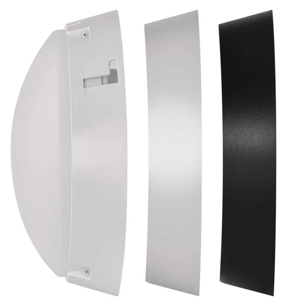 Emos lighting LED přisazené svítidlo ZURI, kruhové č/b 14W neutrální bílá, IP54 1539072141