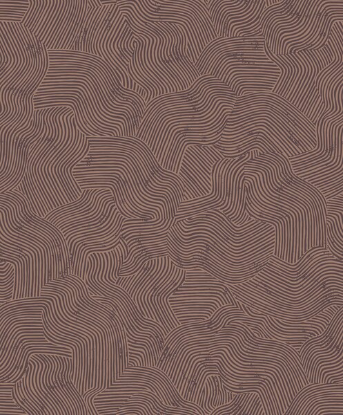 Vínová geometrická vliesová tapeta na zeď, BA26093, Brazil, Decoprint