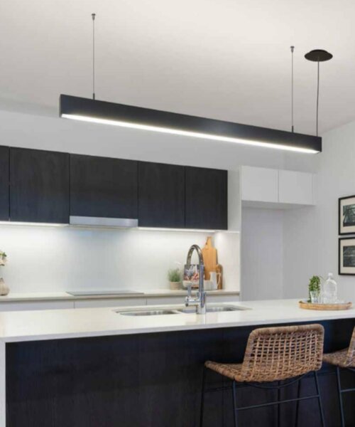 Palnas Závěsné lineární LED svítidlo Linie, d. 113cm, 36W Barva: Černá, Teplota světla: 4000K - denní bílá, Stmívání, řízení: DALI