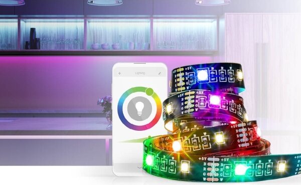 Nedis BTLS20RGBW - LED RGB Stmívatelný pásek SmartLife 2,4m LED/4W/5V