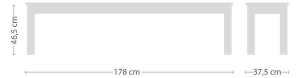 Jan Kurtz designové lavice Cana Bench (šířka 178 cm)